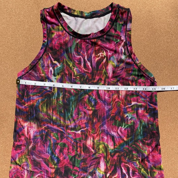 Lululemon High Neck Running and Training Hyper Flow Pink Tank Top S - Picture 4 of 11